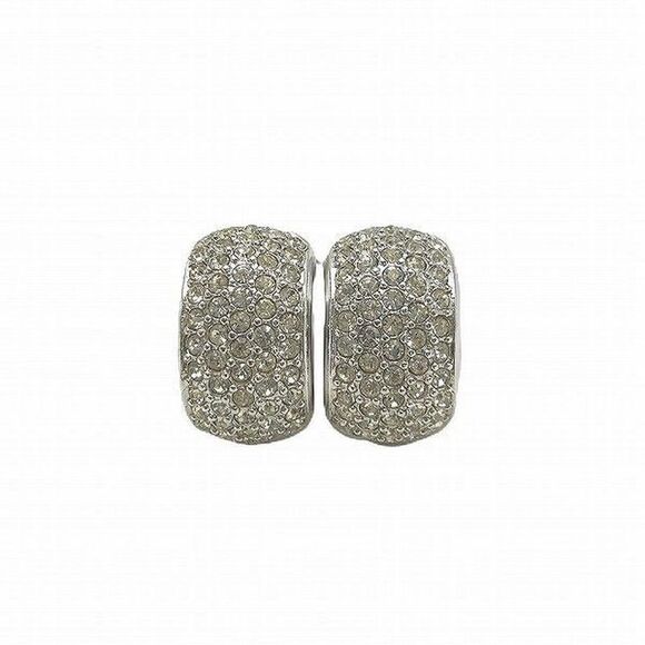 Pre Loved christian dior Women metallic | silver Earrings - Picture 1 of 8